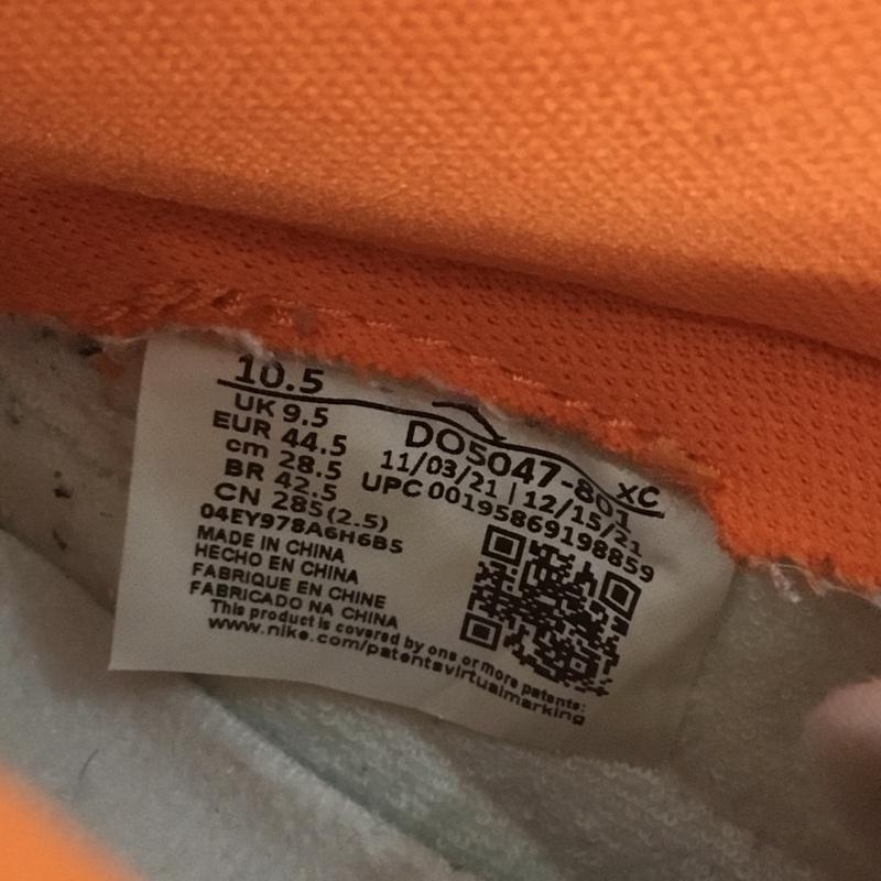 ナイキ NIKE スニーカー スニーカー DO5047-801 AIR JORDAN 1 KO Rush Orange 28.5cm 28.5cm ロゴ、文字 白 / ホワイト / X 橙 / オレンジ /  メンズ USED 古着 中古 10143967