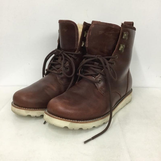 アグ UGG ブーツ ショートブーツ 1008142 レースアップ 26cm 26.0cm 無地 茶 / ブラウン /  メンズ USED 古着 中古 10143971