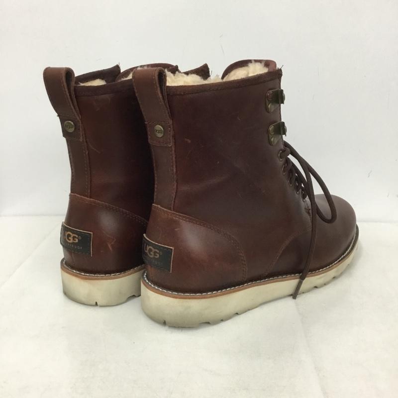 アグ UGG ブーツ ショートブーツ 1008142 レースアップ 26cm 26.0cm 無地 茶 / ブラウン /  メンズ USED 古着 中古 10143971