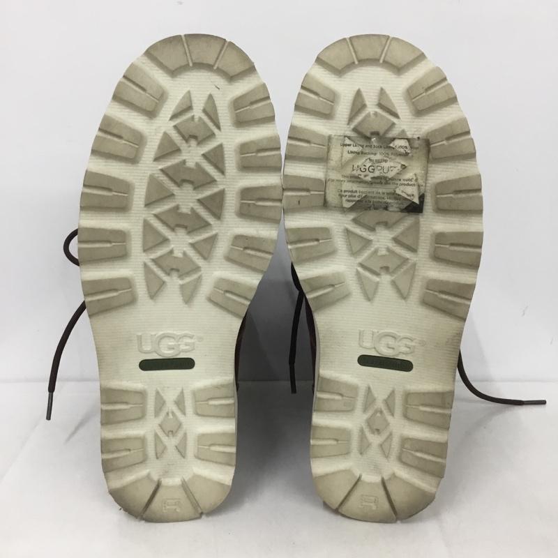 アグ UGG ブーツ ショートブーツ 1008142 レースアップ 26cm 26.0cm 無地 茶 / ブラウン /  メンズ USED 古着 中古 10143971