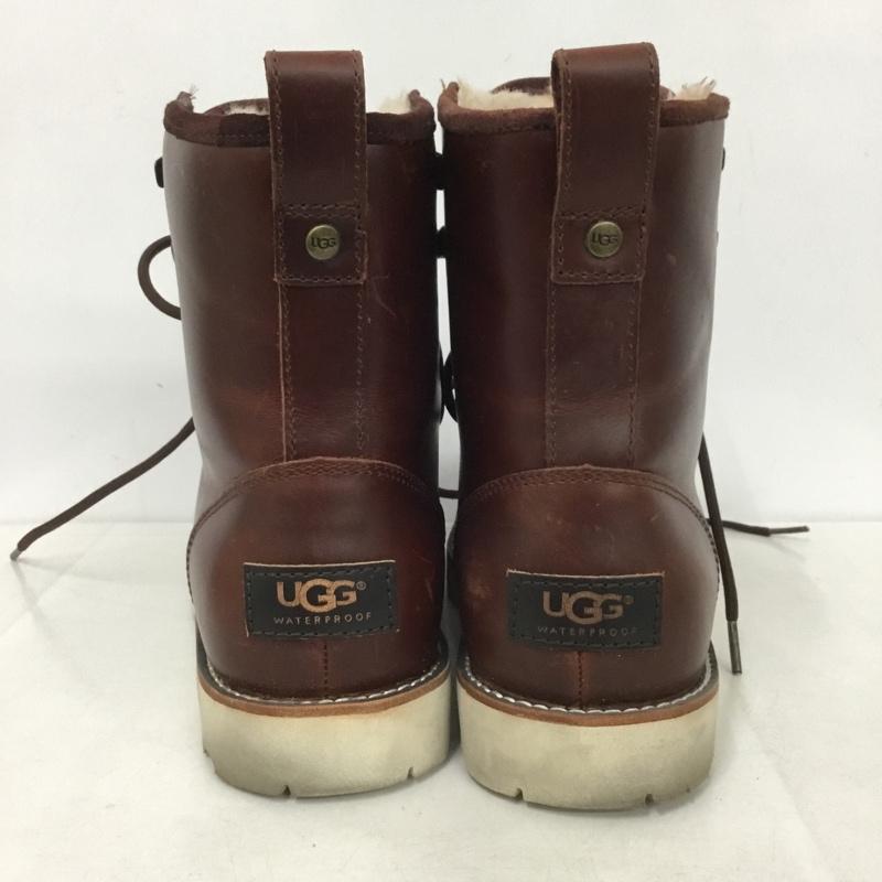 アグ UGG ブーツ ショートブーツ 1008142 レースアップ 26cm 26.0cm 無地 茶 / ブラウン /  メンズ USED 古着 中古 10143971