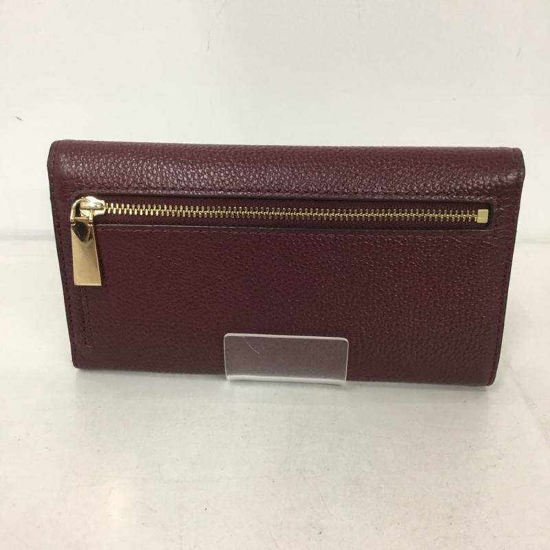 マイケルコース MICHAEL KORS 財布 長財布 32F1GT9E3L 三つ折り ロゴ、文字 紫 / パープル /  レディース USED 古着 中古 10143980