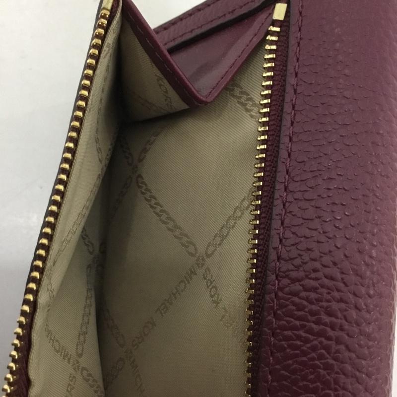 マイケルコース MICHAEL KORS 財布 長財布 32F1GT9E3L 三つ折り ロゴ、文字 紫 / パープル /  レディース USED 古着 中古 10143980