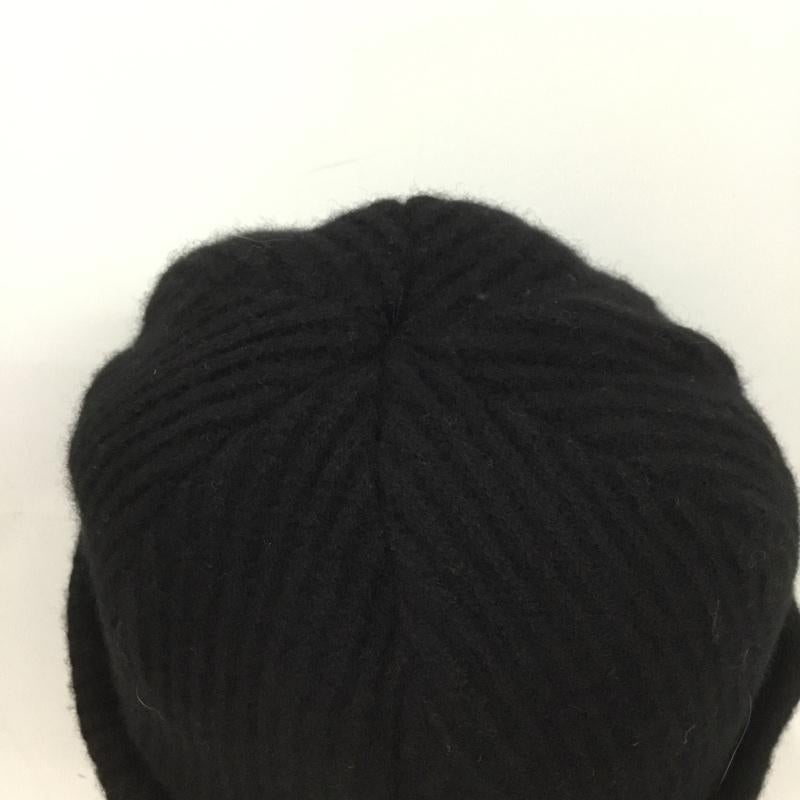 ウェルダン WE11DONE 帽子 ニット帽 WD-KH2-24-644-U-BK ロゴ、文字 黒 / ブラック /  メンズ USED 古着 中古 10143987