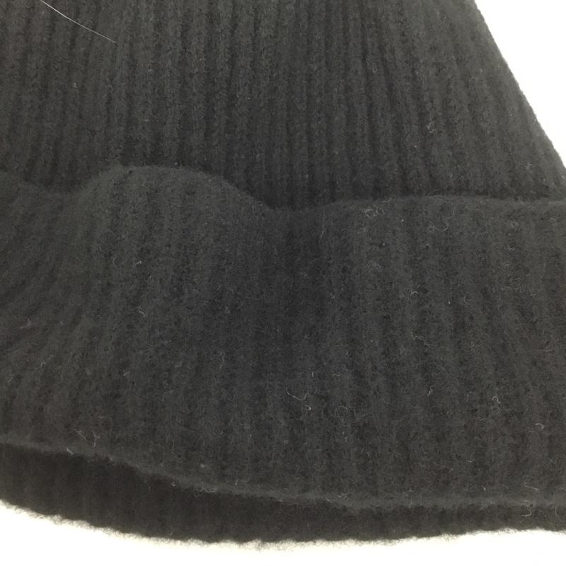 ウェルダン WE11DONE 帽子 ニット帽 WD-KH2-24-644-U-BK ロゴ、文字 黒 / ブラック /  メンズ USED 古着 中古 10143987