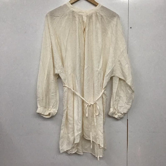 ローリーズファーム LOWRYS FARM シャツ、ブラウス 長袖 FREE 無地 アイボリー / アイボリー /  レディース USED 古着 中古 10143993