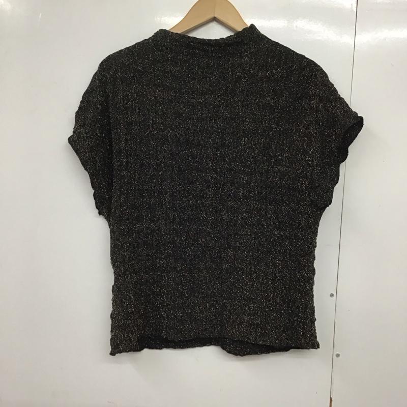 ザラ ZARA カットソー 半袖 M 無地 黒 / ブラック /  レディース USED 古着 中古 10143994