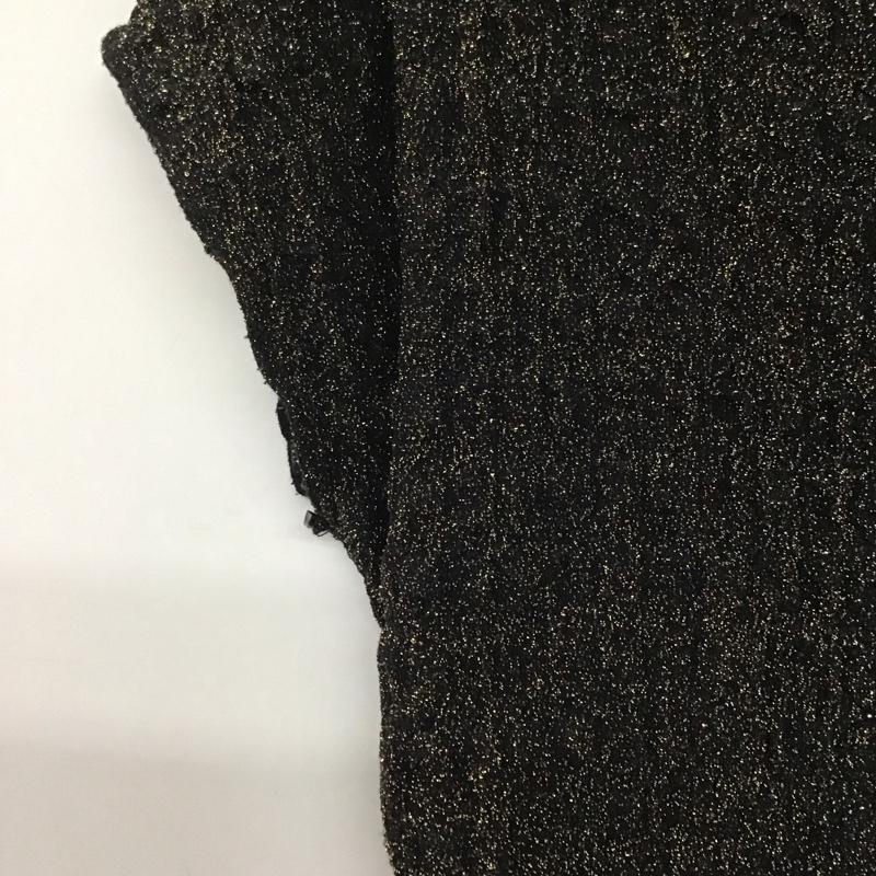 ザラ ZARA カットソー 半袖 M 無地 黒 / ブラック /  レディース USED 古着 中古 10143994