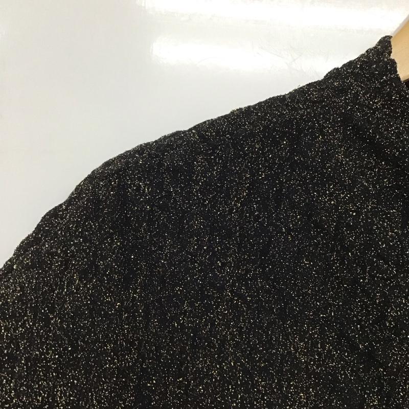 ザラ ZARA カットソー 半袖 M 無地 黒 / ブラック /  レディース USED 古着 中古 10143994