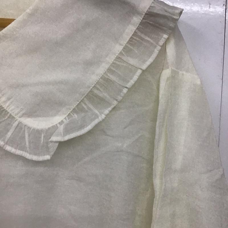 ローリーズファーム LOWRYS FARM シャツ、ブラウス 長袖 FREE 無地 白 / ホワイト /  レディース USED 古着 中古 10143998