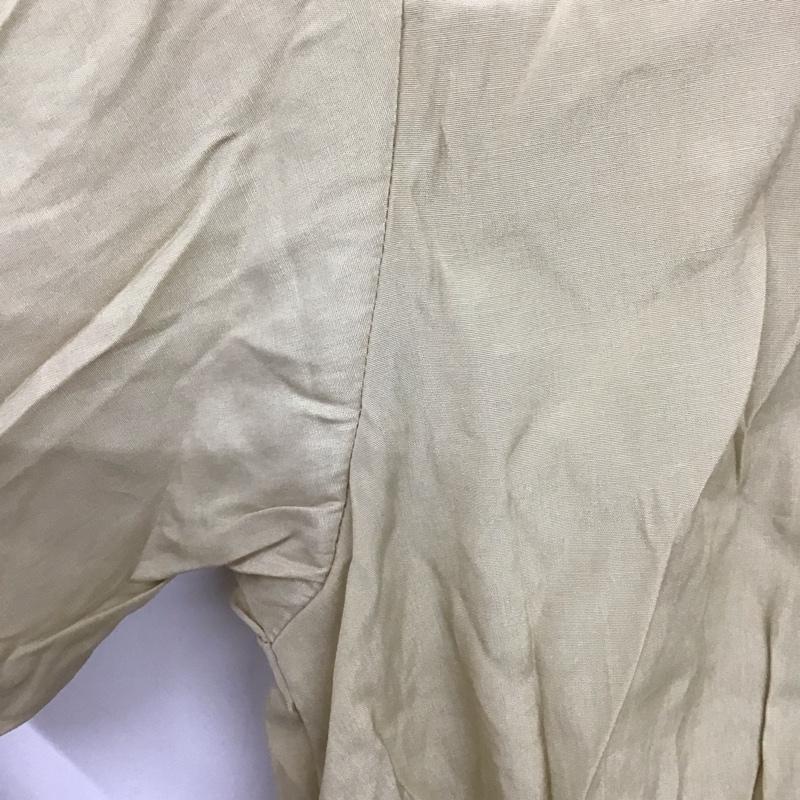 サマンサモスモスブルー Samansa Mos2 blue シャツ、ブラウス 半袖 FREE 無地 ベージュ / ベージュ /  レディース USED 古着 中古 10144001