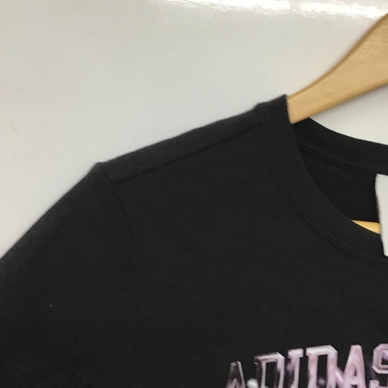 アディダス adidas Tシャツ 半袖 HL9050 ディズニー ミッキーマウス ドナルドダッグ Disney プリント M キャラクター 黒 / ブラック /  レディース USED 古着 中古 10144018