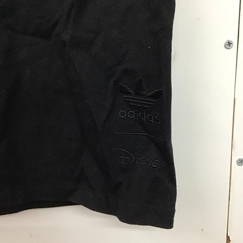 アディダス adidas Tシャツ 半袖 HL9050 ディズニー ミッキーマウス ドナルドダッグ Disney プリント M キャラクター 黒 / ブラック /  レディース USED 古着 中古 10144018