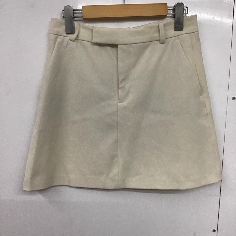 ザラ ZARA スカート ミニスカート S 無地 白 / ホワイト /  レディース USED 古着 中古 10144040