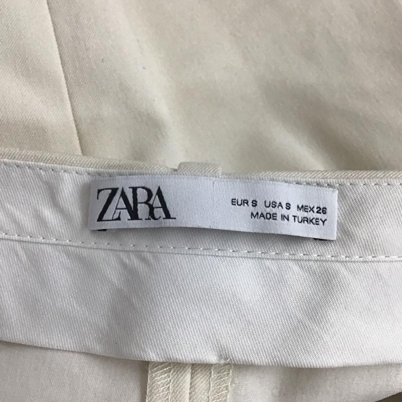 ザラ ZARA スカート ミニスカート S 無地 白 / ホワイト /  レディース USED 古着 中古 10144040