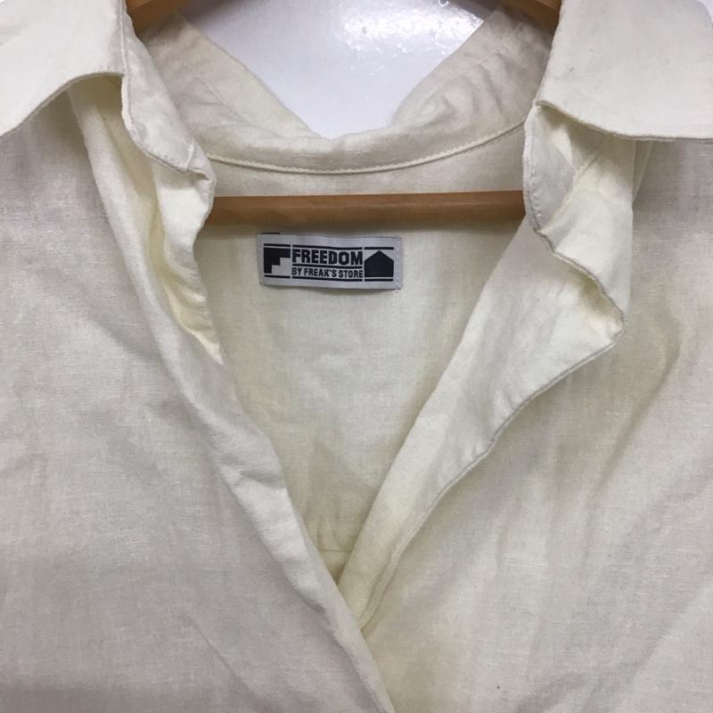 フリークスストア FREAK S STORE シャツ、ブラウス 半袖 FREE 無地 白 / ホワイト /  レディース USED 古着 中古 10144051