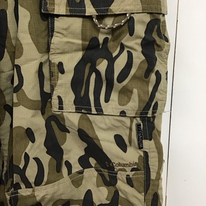 コロンビア Columbia ボトムス ボトムス 107 PM8509 ブルーステム3/4パンツ カーゴパンツ アウトドアウェア L カモフラージュ柄・迷彩 マルチカラー / マルチカラー /  メンズ USED 古着 中古 10144062