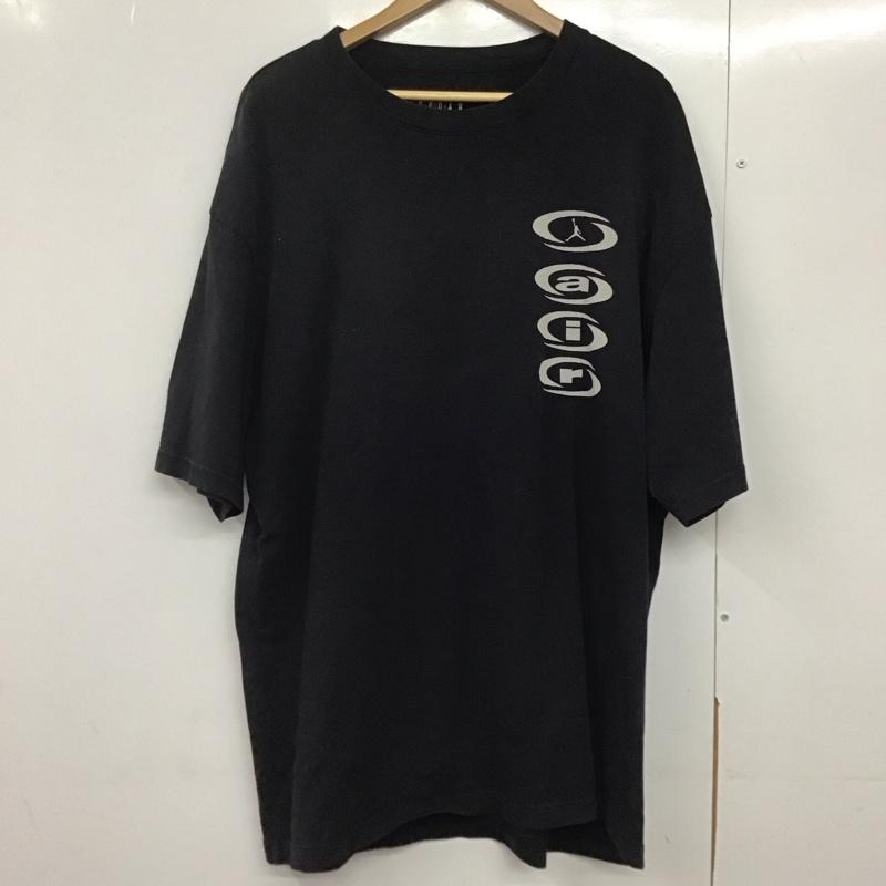 ジョーダンブランド JORDAN BRAND Tシャツ 半袖 DZ5514-011 トラヴィス スコット Travis Scott クルーネック XL ロゴ、文字 黒 / ブラック /  メンズ USED 古着 中古 10144080