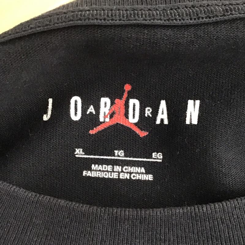 ジョーダンブランド JORDAN BRAND Tシャツ 半袖 DZ5514-011 トラヴィス スコット Travis Scott クルーネック XL ロゴ、文字 黒 / ブラック /  メンズ USED 古着 中古 10144080