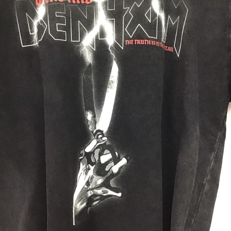 ウィンダンシー WIND AND SEA Tシャツ 半袖 WDS-C-DHM-25-Q4-07 DENHAM WDS Tour SS クルーネック L ロゴ、文字 黒 / ブラック /  メンズ USED 古着 中古 10144081