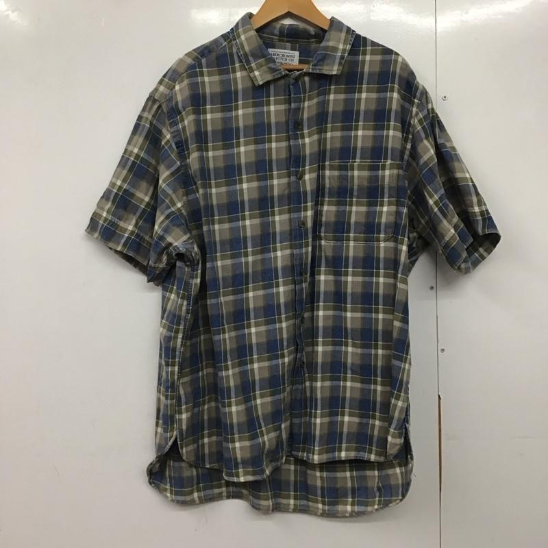 アバクロンビーアンドフィッチ ABERCROMBIE&FITCH シャツ、ブラウス 半袖 L チェック マルチカラー / マルチカラー /  メンズ USED 古着 中古 10144088