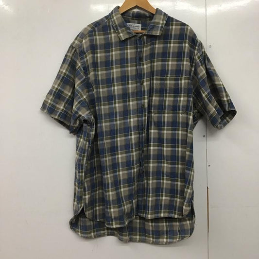 アバクロンビーアンドフィッチ ABERCROMBIE&FITCH シャツ、ブラウス 半袖 L チェック マルチカラー / マルチカラー /  メンズ USED 古着 中古 10144088