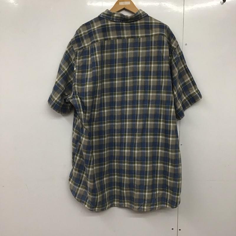 アバクロンビーアンドフィッチ ABERCROMBIE&FITCH シャツ、ブラウス 半袖 L チェック マルチカラー / マルチカラー /  メンズ USED 古着 中古 10144088
