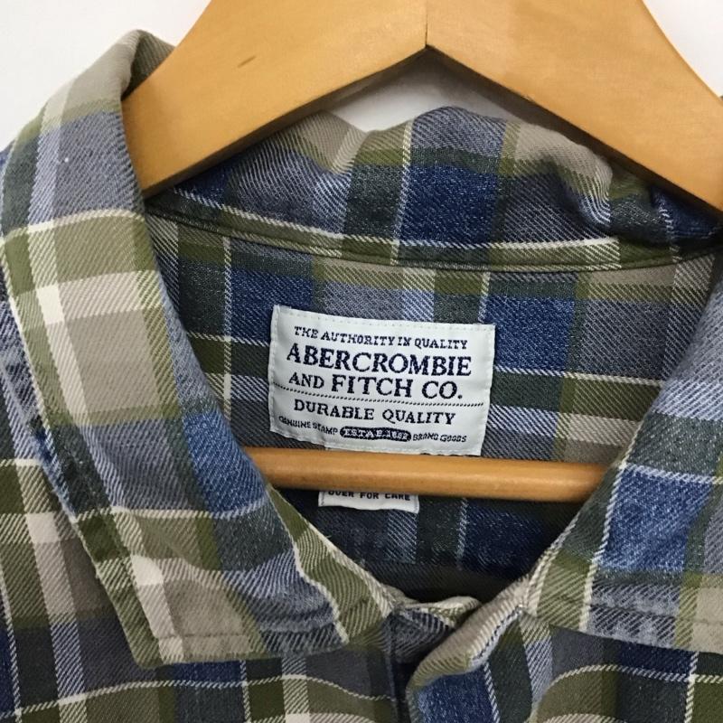 アバクロンビーアンドフィッチ ABERCROMBIE&FITCH シャツ、ブラウス 半袖 L チェック マルチカラー / マルチカラー /  メンズ USED 古着 中古 10144088