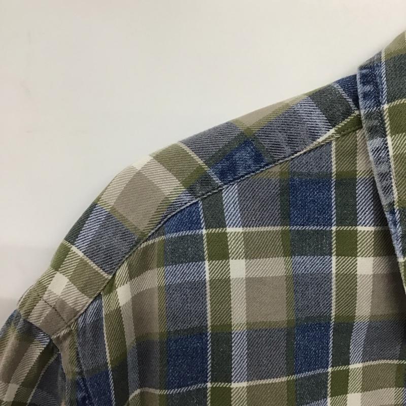 アバクロンビーアンドフィッチ ABERCROMBIE&FITCH シャツ、ブラウス 半袖 L チェック マルチカラー / マルチカラー /  メンズ USED 古着 中古 10144088