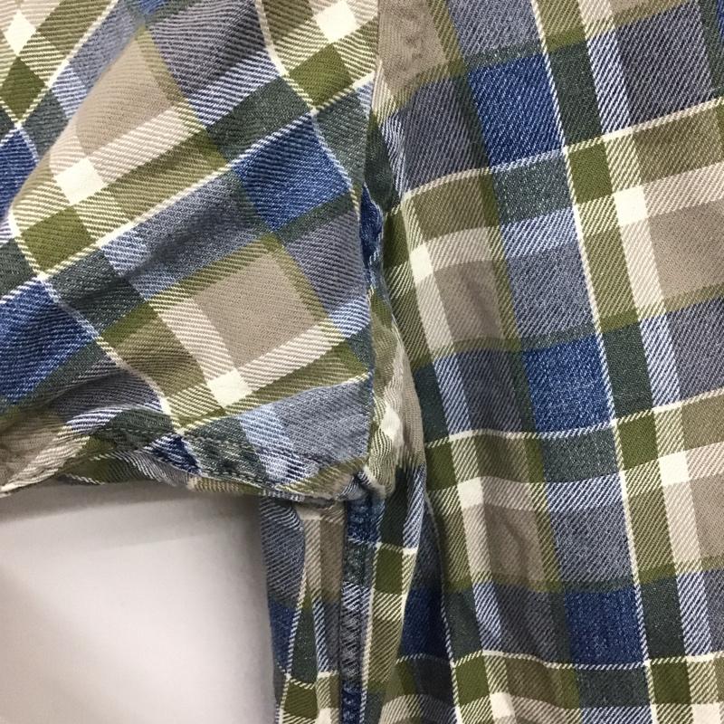 アバクロンビーアンドフィッチ ABERCROMBIE&FITCH シャツ、ブラウス 半袖 L チェック マルチカラー / マルチカラー /  メンズ USED 古着 中古 10144088
