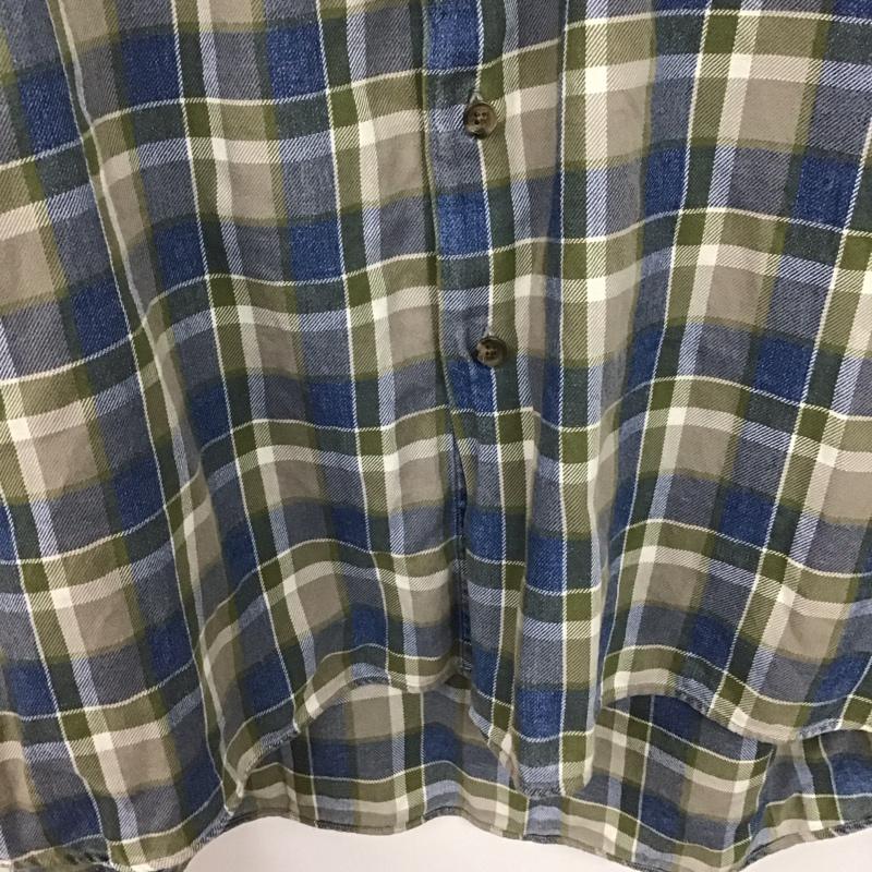 アバクロンビーアンドフィッチ ABERCROMBIE&FITCH シャツ、ブラウス 半袖 L チェック マルチカラー / マルチカラー /  メンズ USED 古着 中古 10144088
