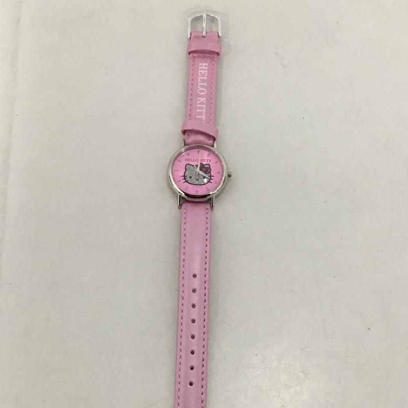 シチズン CITIZEN 腕時計 アナログ（クォーツ式） 0009N002 ハローキティ HELLO KITTY 無地 X キャラクター 桃 / ピンク /  レディース USED 古着 中古 10144120