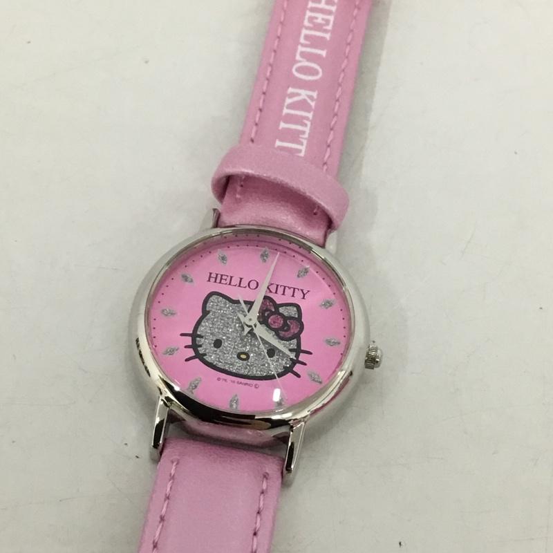シチズン CITIZEN 腕時計 アナログ（クォーツ式） 0009N002 ハローキティ HELLO KITTY 無地 X キャラクター 桃 / ピンク /  レディース USED 古着 中古 10144120