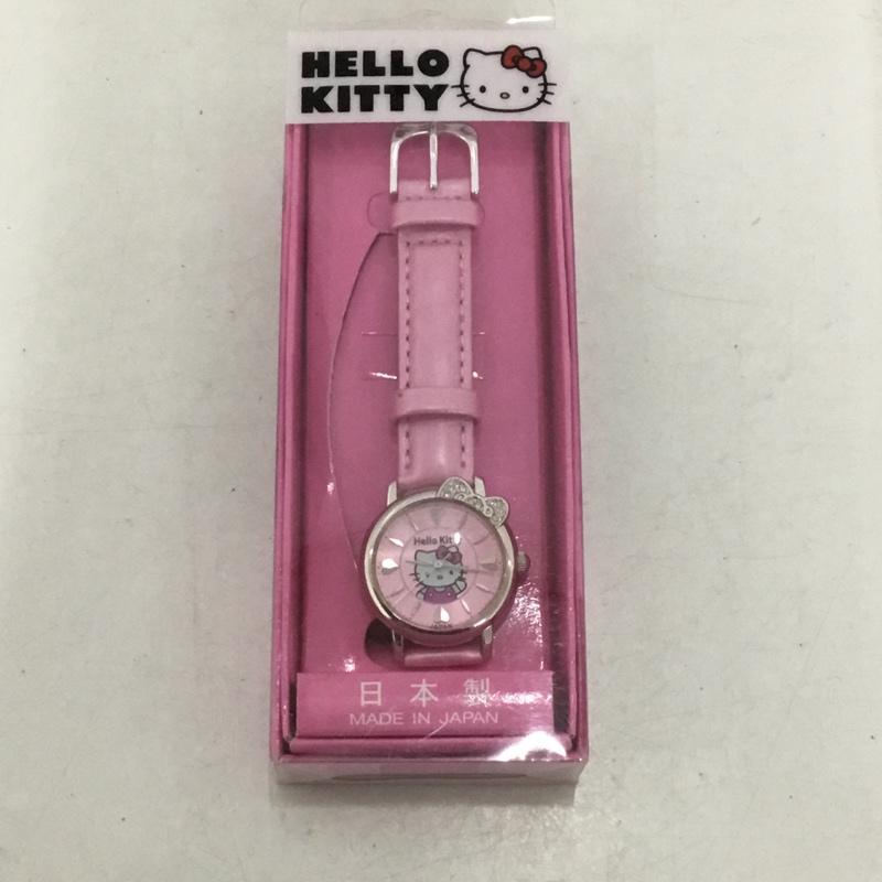 シチズン CITIZEN 腕時計 アナログ（クォーツ式） 0001N003 HelloKitty ハローキティ ストーンベゼル キャラクター 桃 / ピンク /  レディース USED 古着 中古 10144128