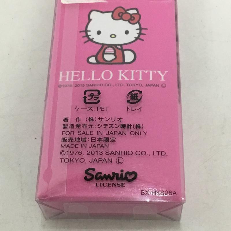 シチズン CITIZEN 腕時計 アナログ（クォーツ式） 0001N003 HelloKitty ハローキティ ストーンベゼル キャラクター 桃 / ピンク /  レディース USED 古着 中古 10144128