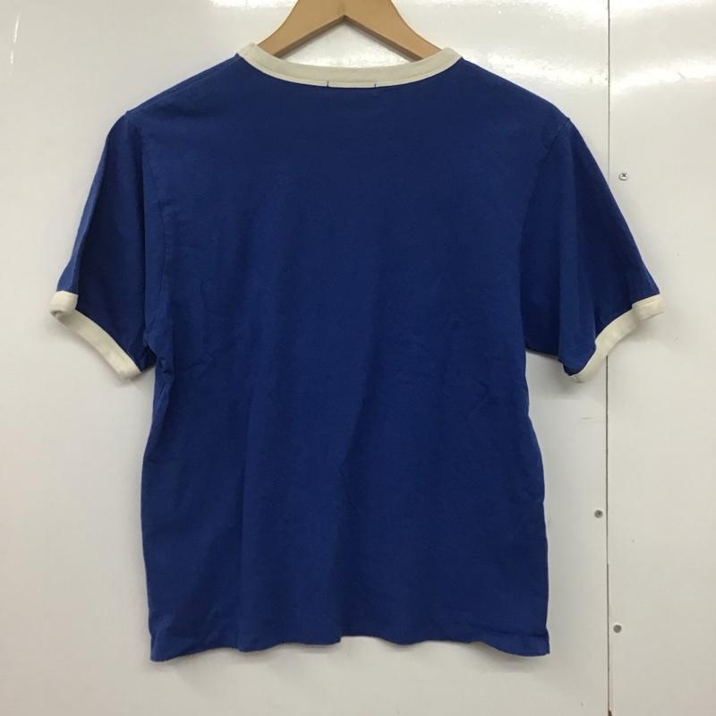 フリークスストア FREAK S STORE Tシャツ 半袖 242-32117 レトロリンガーTシャツ FREE ロゴ、文字 青 / ブルー /  レディース USED 古着 中古 10144135