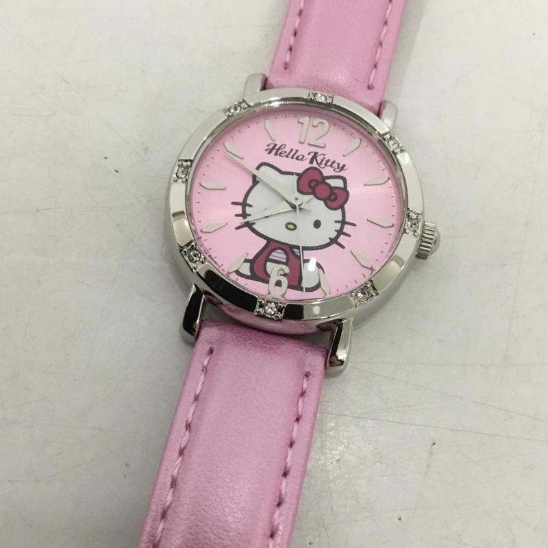 シチズン CITIZEN 腕時計 アナログ（クォーツ式） 0003N001 ハローキティ Hello Kitty キャラクター 桃 / ピンク /  レディース USED 古着 中古 10144138