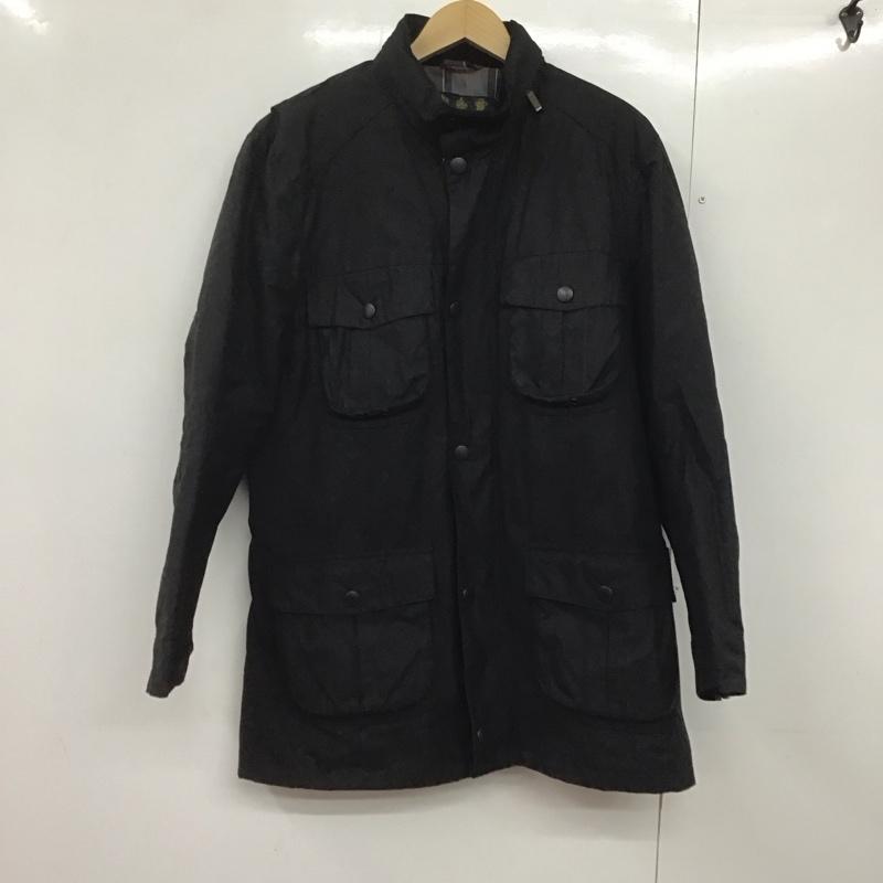 バーブァー Barbour ジャケット、上着 ジャンパー、ブルゾン 2102094 CORBRIDGESLWAX オイルドジャケット アウター XL 無地 黒 / ブラック /  メンズ USED 古着 中古 10144153