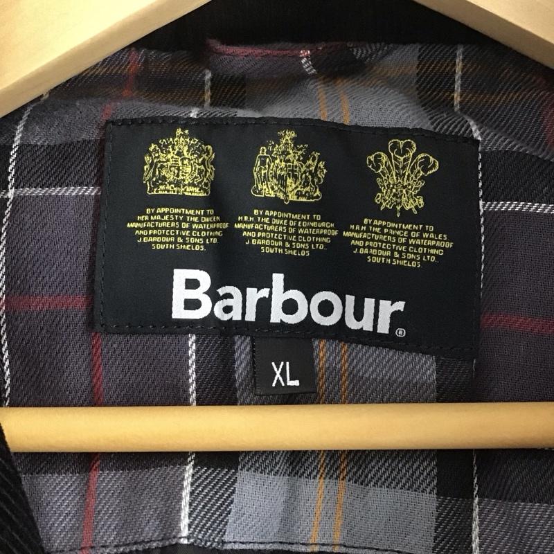 バーブァー Barbour ジャケット、上着 ジャンパー、ブルゾン 2102094 CORBRIDGESLWAX オイルドジャケット アウター XL 無地 黒 / ブラック /  メンズ USED 古着 中古 10144153