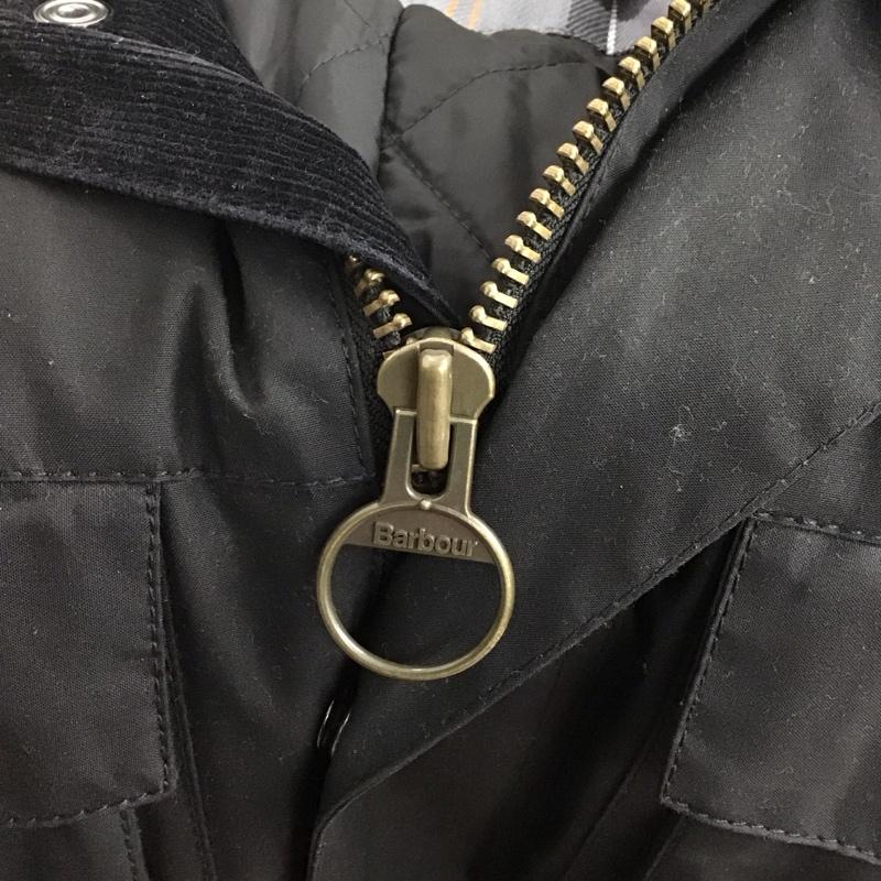 バーブァー Barbour ジャケット、上着 ジャンパー、ブルゾン 2102094 CORBRIDGESLWAX オイルドジャケット アウター XL 無地 黒 / ブラック /  メンズ USED 古着 中古 10144153