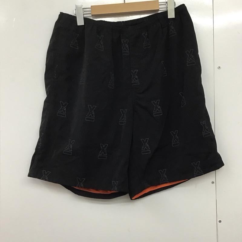 エクストララージ XLARGE パンツ ショートパンツ ショートパンツ ハーフパンツ カジュアルパンツ ナイロンパンツ L プリント 黒 / ブラック /  メンズ USED 古着 中古 10144164