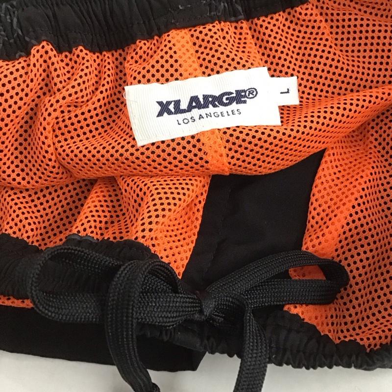 エクストララージ XLARGE パンツ ショートパンツ ショートパンツ ハーフパンツ カジュアルパンツ ナイロンパンツ L プリント 黒 / ブラック /  メンズ USED 古着 中古 10144164