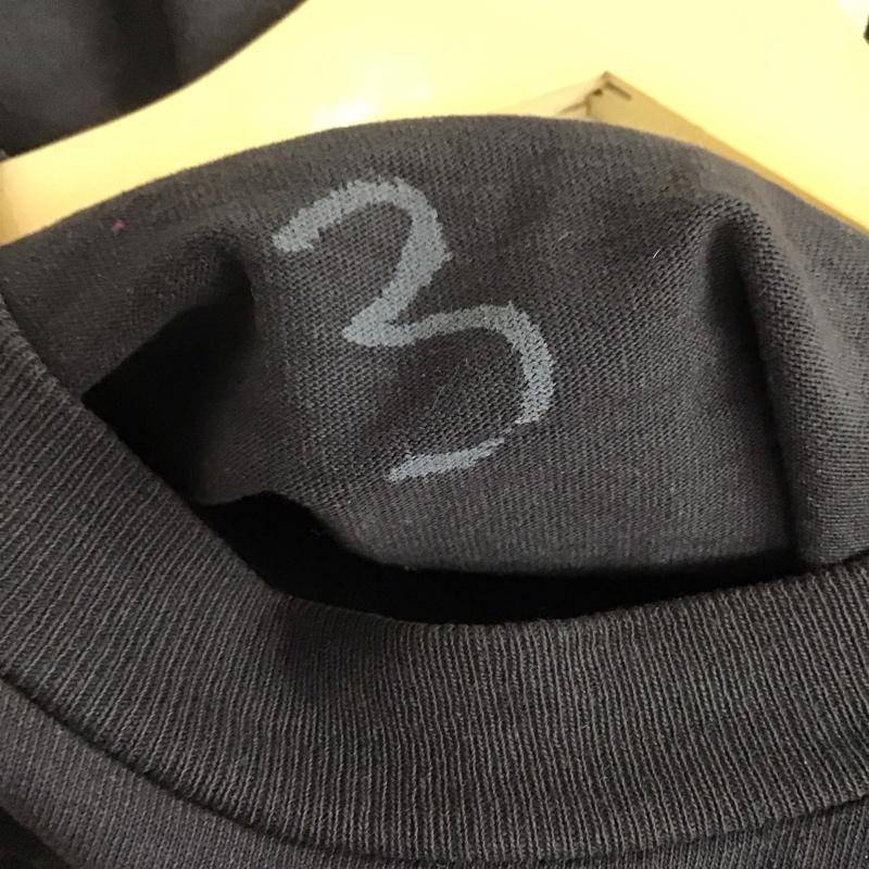 イージー YEEZY Tシャツ 半袖 半袖カットソー 無地Tシャツ クルーネックカットソー 無地 黒 / ブラック /  メンズ USED 古着 中古 10144170