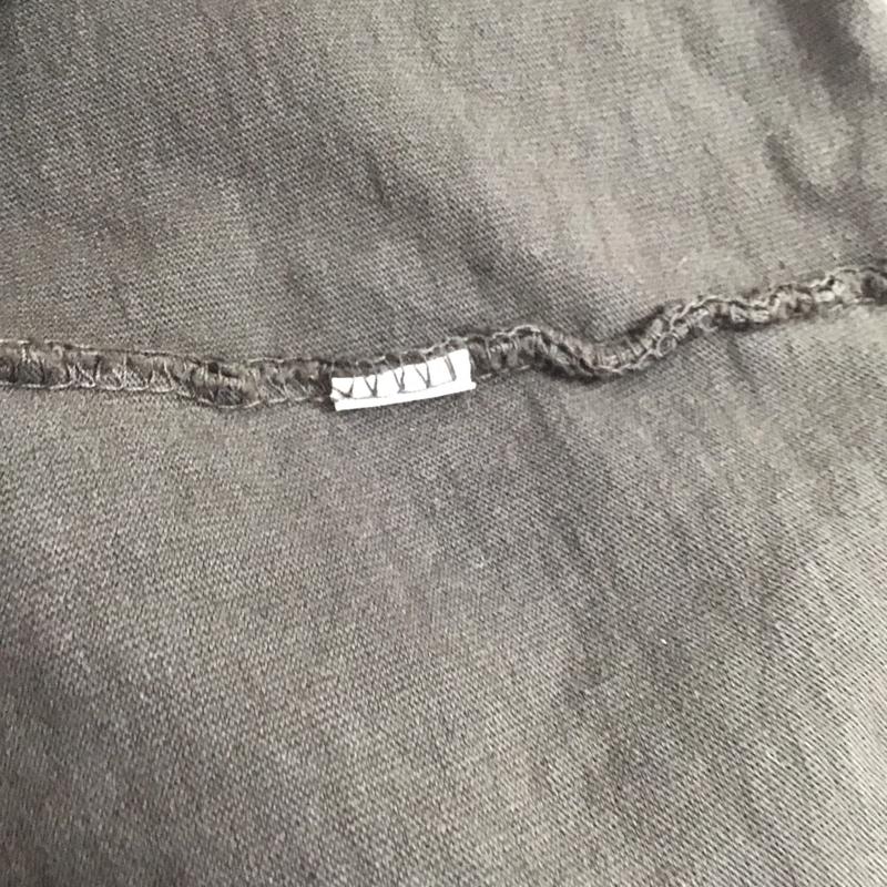 イージー YEEZY Tシャツ 半袖 半袖カットソー 無地Tシャツ クルーネックカットソー 無地 黒 / ブラック /  メンズ USED 古着 中古 10144170