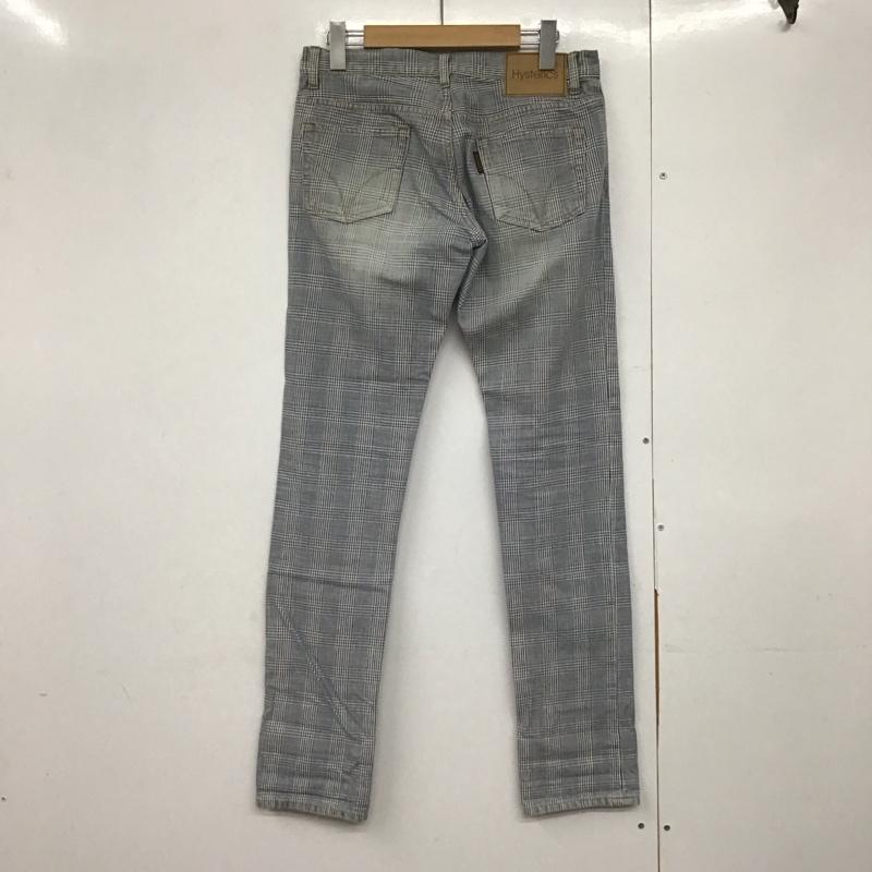 ヒステリックス HYSTERICS パンツ デニム、ジーンズ デニムパンツ スリムパンツ カジュアルパンツ S チェック マルチカラー / マルチカラー /  メンズ USED 古着 中古 10144179