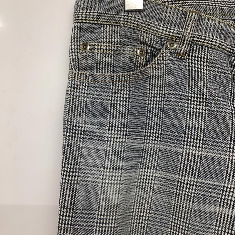 ヒステリックス HYSTERICS パンツ デニム、ジーンズ デニムパンツ スリムパンツ カジュアルパンツ S チェック マルチカラー / マルチカラー /  メンズ USED 古着 中古 10144179