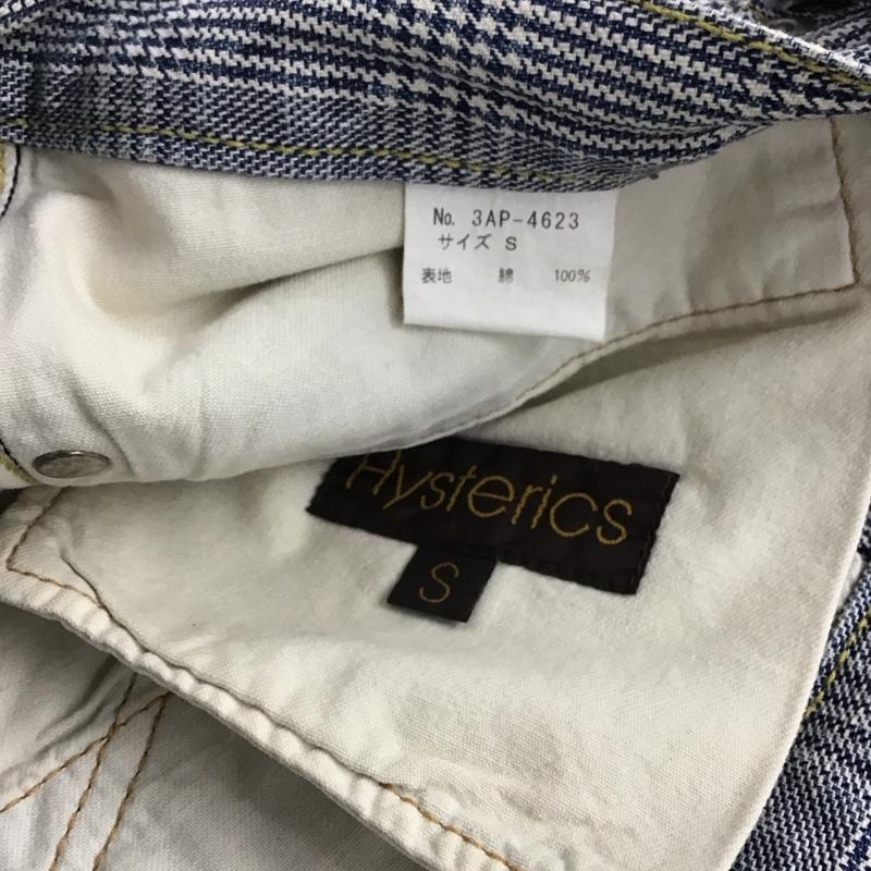 ヒステリックス HYSTERICS パンツ デニム、ジーンズ デニムパンツ スリムパンツ カジュアルパンツ S チェック マルチカラー / マルチカラー /  メンズ USED 古着 中古 10144179