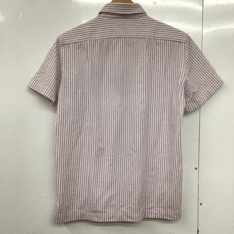 ポールスミス Paul Smith シャツ、ブラウス 半袖 半袖シャツ ストライプシャツ ボタンダウンシャツ M ストライプ マルチカラー / マルチカラー /  メンズ USED 古着 中古 10144188