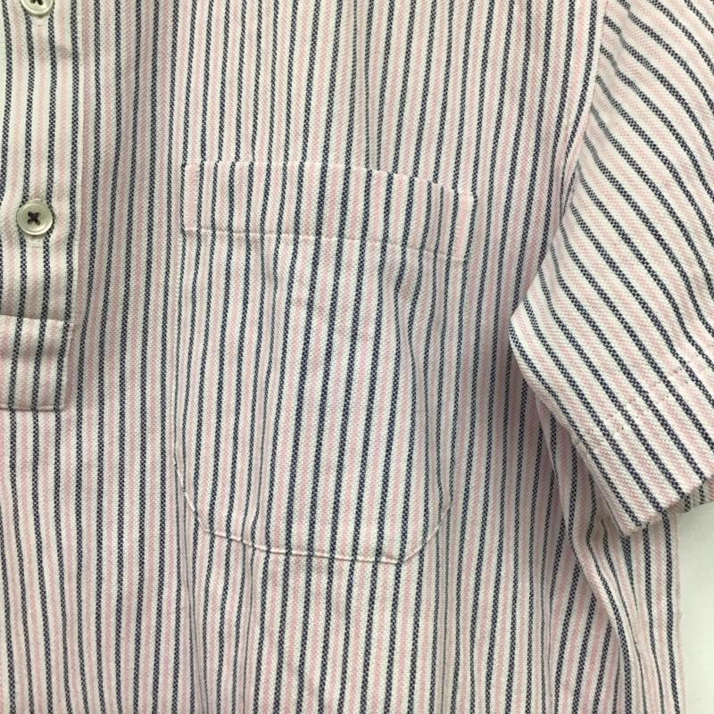ポールスミス Paul Smith シャツ、ブラウス 半袖 半袖シャツ ストライプシャツ ボタンダウンシャツ M ストライプ マルチカラー / マルチカラー /  メンズ USED 古着 中古 10144188