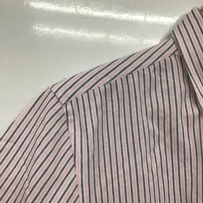 ポールスミス Paul Smith シャツ、ブラウス 半袖 半袖シャツ ストライプシャツ ボタンダウンシャツ M ストライプ マルチカラー / マルチカラー /  メンズ USED 古着 中古 10144188